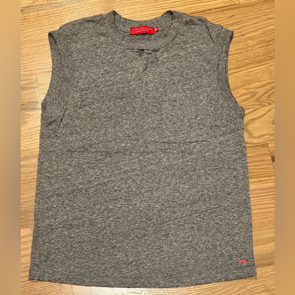 n:PHILANTHROPY Heather Gray Top